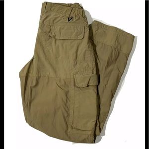 Rail Riders Size Med. Cargo Khaki Hiking Pants 32